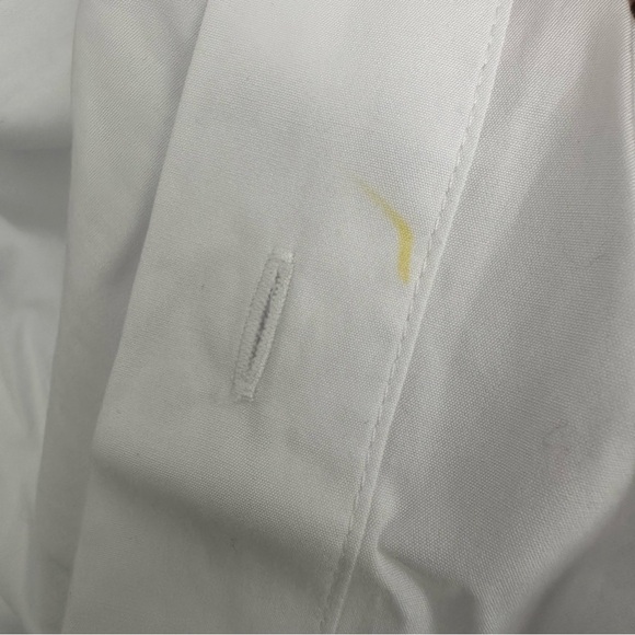 Madewell Top Plus Easy Y-Neck Button-Up Shirt Cotton Eyelet White 3X NWT New - Picture 12 of 12